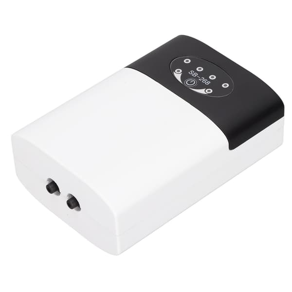 Tyst AC DC Dubbelladdning Låg Förbrukning Stabil Mini Akvarium Luftpump