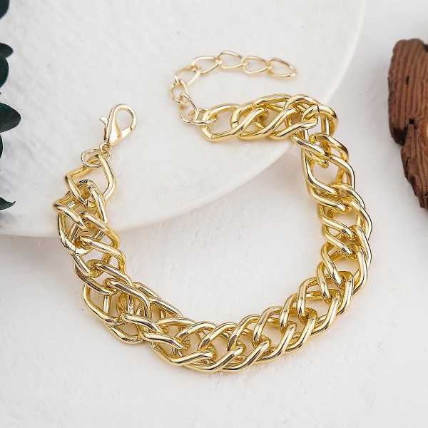 Armbånd Vintage guld farve mode smykker B2406 S2009-19