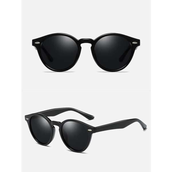 Polarisoidut värikkäät aurinkolasit miehille ja naisille Bright black frame white mercury