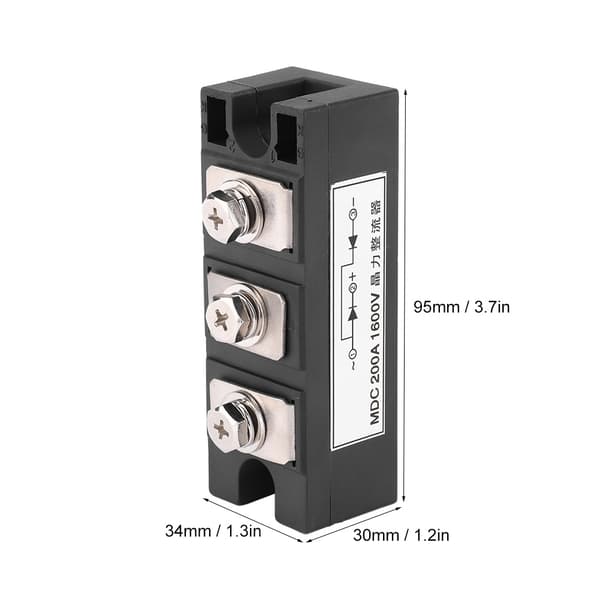 MDC 200A 1600V Likretter Bro Modul Inverter Diode Modul