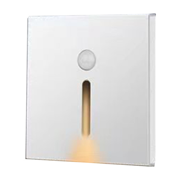 LED Rörelsesensor Nattlampa ABS Litet Sovrum Hall Vit