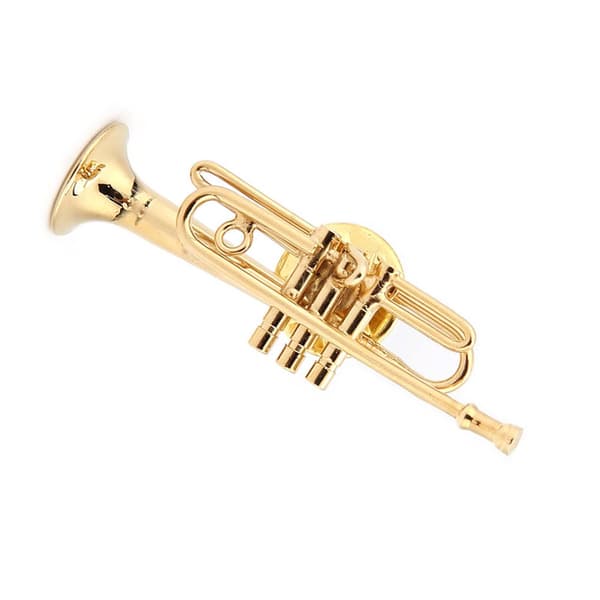 Form Brosch Kvinnor Klänning Klämma Musikinstrument Presentförpackning