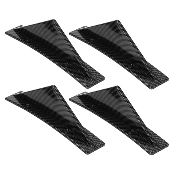 Bakspoiler i karbonfiber-stil, buet, universell bilmodifisering