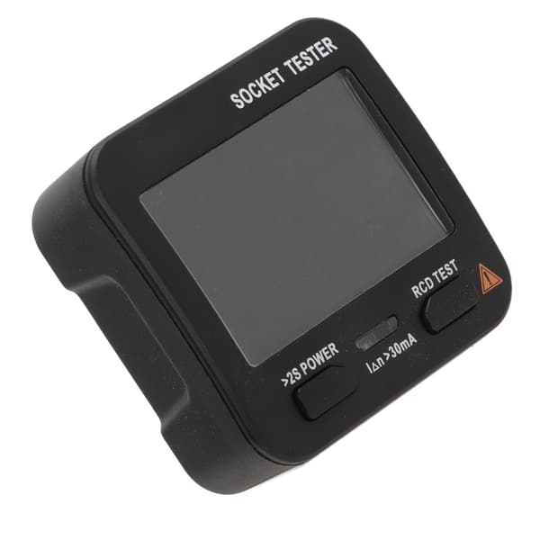 Digital Stikkontakt Tester Spændingsdetektor 0.1-250V AC Stik Holdbart Materiale Multifunktionel