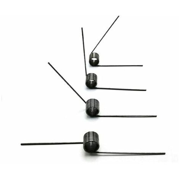 10 stk V-fjeder 1,0 mm tråddiameter torsionsfjeder udvendig diameter 5-12 mm 180/120/90/60 grader torsionsfjeder（1,0x8,5 mm -