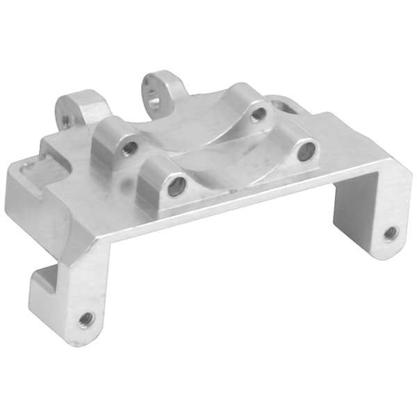 Aluminium Styrestøjsforbindelse Fast Servomontering til Axial SCX24 90081 1 24 RC Bil Sølv