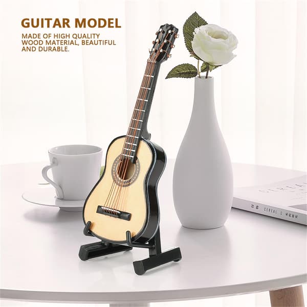 Mini tre-gitarmodell - Miniatyr musikkunst for hjemmet