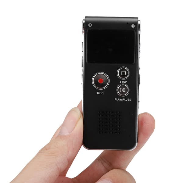 SK012 8G ABS Stemmeoptager Telefonoptagelse Tabsfri Musik Diktering