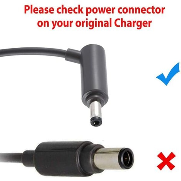 Oplader til Dyson V6 V7 V8, Støvsuger Adapter, 0,8A hurtigoplader
