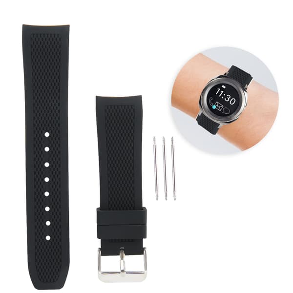 24mm Silikon Klockarmband Spänne Vattentätt Svettresistent Rem