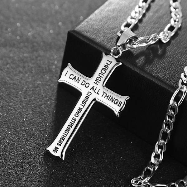 Cross Pendant Hip Hop halskæde