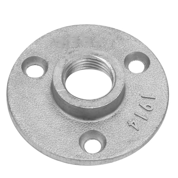 Aluminiumslegering 65mm DN15 3-hulls flensrørbase gjenge gulvflens 10 stk