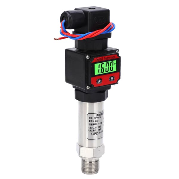 Digital LCD silikontrycksändarsensor 24V DC 4-20mA 0-800Kpa hög noggrannhet