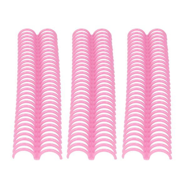 10 ark aftagelig indbindingsryg 30 huller 22 mm indvendig diameter holdbare plastik indbindingsringe pink