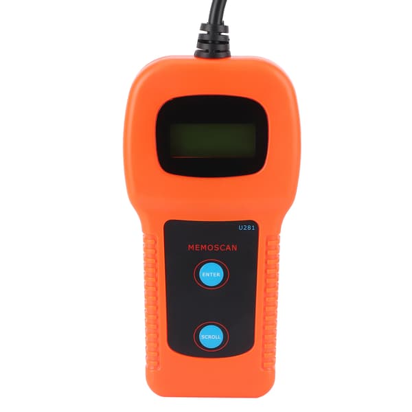 Auto Scanner LCD Display Bil Kode Læser Fejldetektor Enhed OBD2 Diagnostisk Værktøj U281