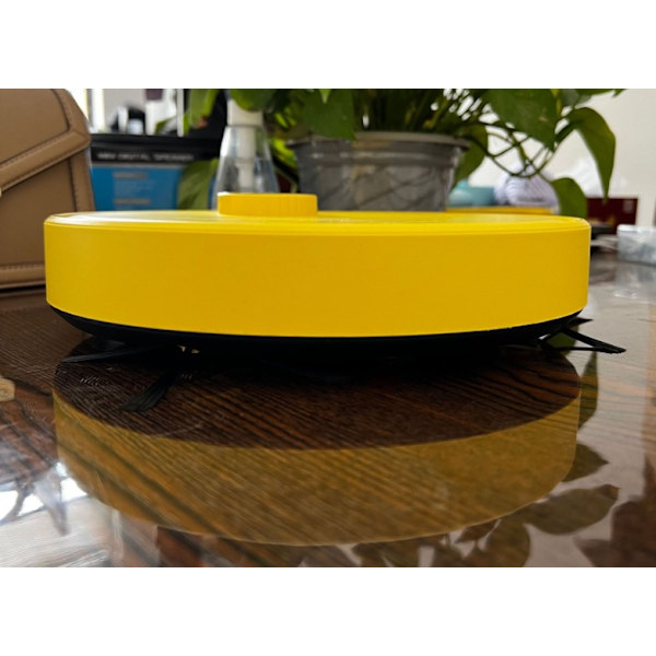 Little Yellow Ducks nya intelligenta soprobot Helautomatisk liten hushållsdammsugare Uppladdningsbar multifunktionell sopmaskin (gul)