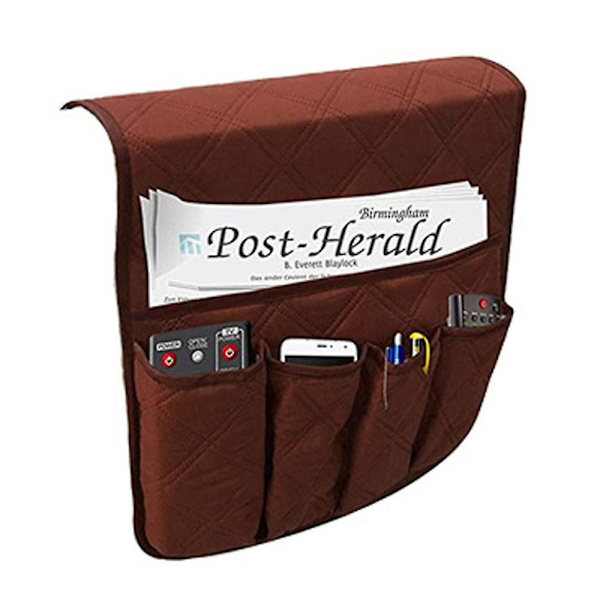Soffa Armstöd Sits Hängväska Lazy Bedside Bag Creative Storage Bag coffee