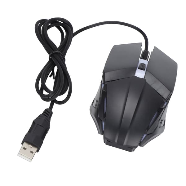 Kablet Gaming Mus Ergonomisk RGB Baggrundsbelyst Mekanisk Laptop Computer