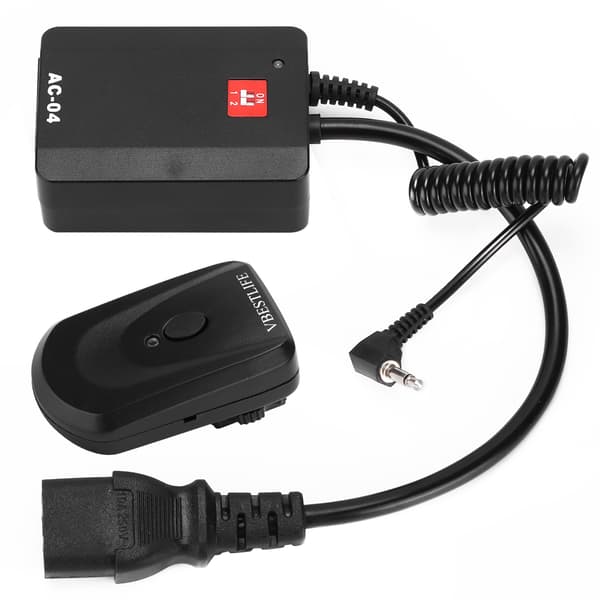 VBESTLIFE AC110‑240V 4-kanals trådløs studio-flashtrigger fjernbetjent flashtrigger-modtager