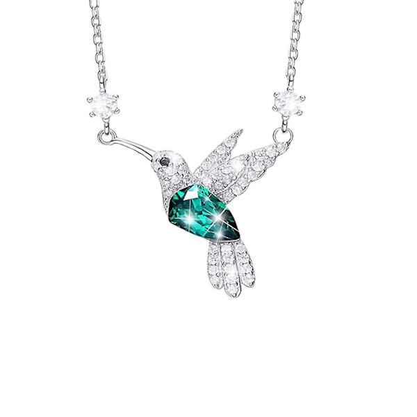 Naisten persoonallisuus Diamond Studded Hummingbird Chain Bird Fly kaulakoru