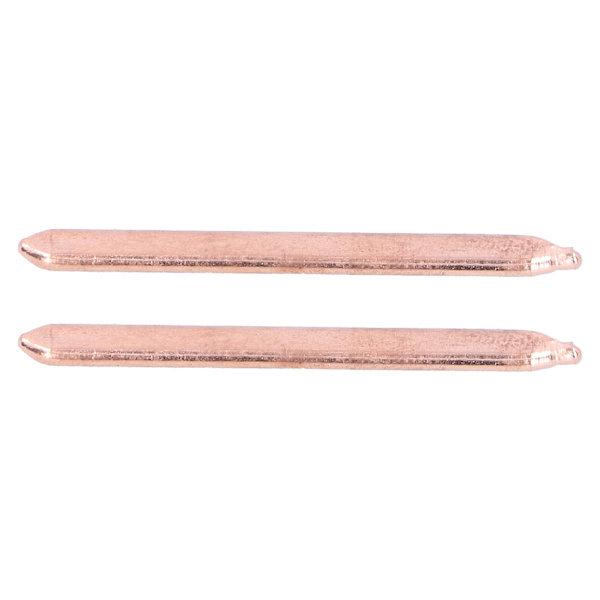 2 stk. 80 mm messingvarmerør DIY bærbar computer CPU GPU køle køleplade fladt varmerør