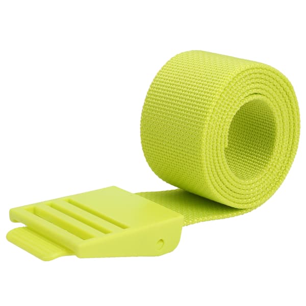 150 cm Letvægts Nylon Webbing Bælte med Plastspænde Tilbehør Lys Gul