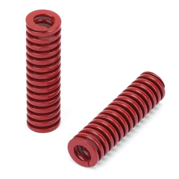 Hög Precision Medium Belastning Stål Röd Formfjäder 2st OD 10mm ID 5mm TM10x35mm