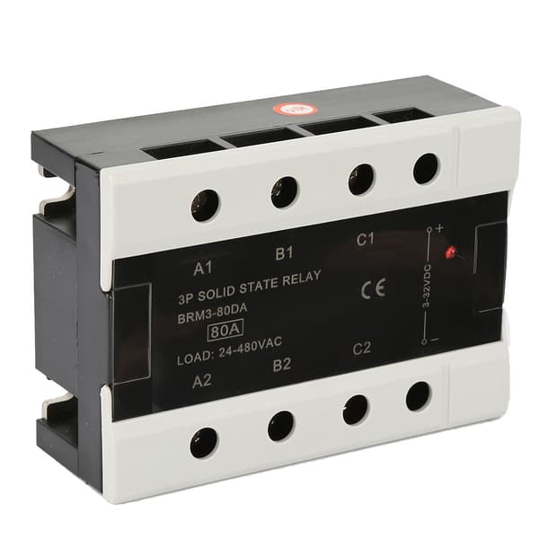 BRM3-80DA 3-fase solid state-relé 24-480VAC laststyring