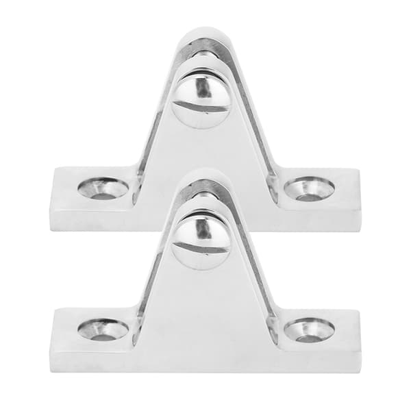 2. Marine Hængsel Bimini Top Pedal Hængselstift Bådmontering Dæk Hardware