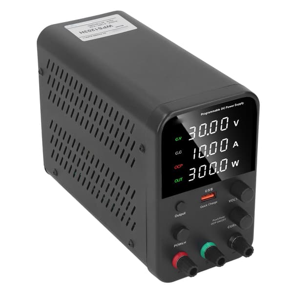 Justerbar DC Strømforsyning 0-120V 0-3A 360W Digital Display EU Stik AC230V
