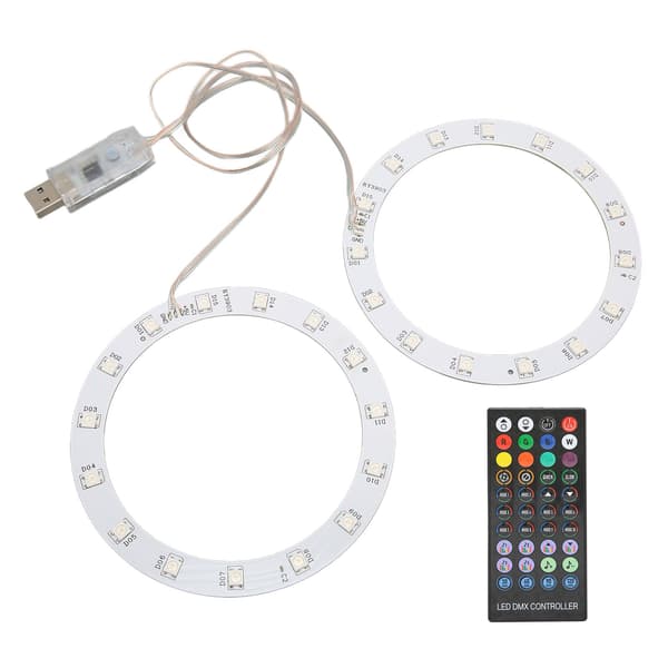 PS5 RGB LED Lys Strip Kit Musik Synkronisering 8 Farver 400 Lyseffekter 3 Kontrolmetoder