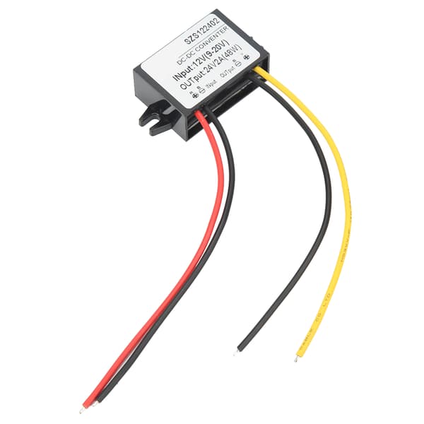 DC til DC Step Up Modul IP67 Vanntett PP-kasse Boost Spenningsomformer 12V 9-20V til 24V 2A