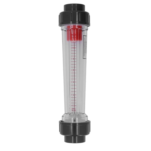 Högprecisions Transparent Plast Rörflödesmätare 1.2-12m³ per Timme