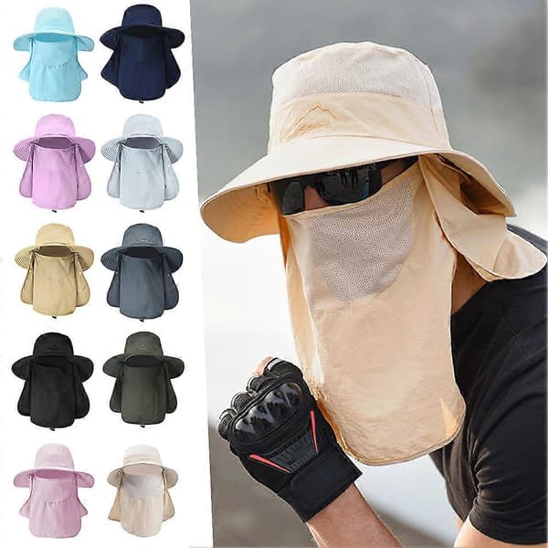 Solhat til kvinder mænd Bløde ansigtsskygger Solcremehat til strandferie Pink