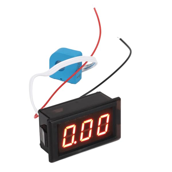 Hall Sensor LED Digital Display DC Amperemeter 50A Høj Nøjagtighed Køretøjsstrømmåler
