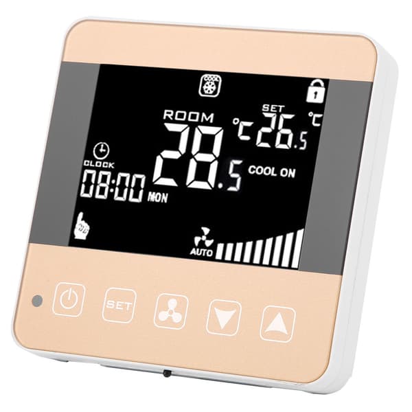 Smart WiFi LCD digital termostat for sentral luftkondisjonering viftekonvektor
