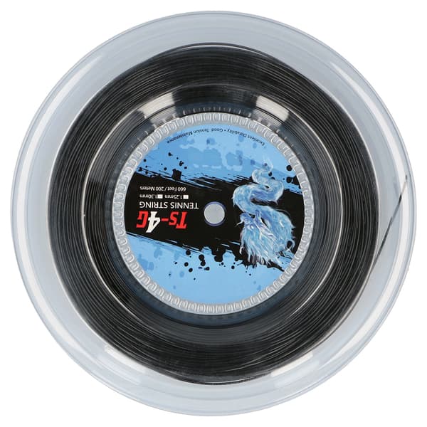 200m Slitstark Polyester Tennisracketsträng Rund Hård Racketsträng 1.30mm