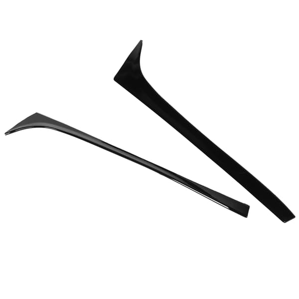 Par af Sorte Bagruder Side Spoiler Vinger Passer til Mk5 6R 6C Standard 2009-2017