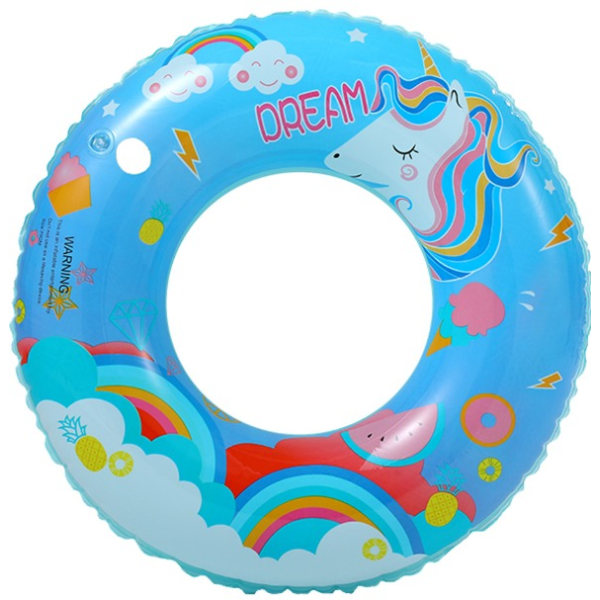 Børns farverige enhjørning svømmering fortykket læringssvømmeudstyr Armhulering (60# (125g))