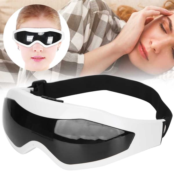 Elektrisk Øjenmassager Trætheds Lindring Magnetisk Terapi Massage Briller Vibration Øjenpleje Enhed