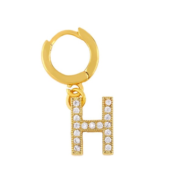 Örhängen Vintage Zircon Letter Modesmycken Ac8592 H