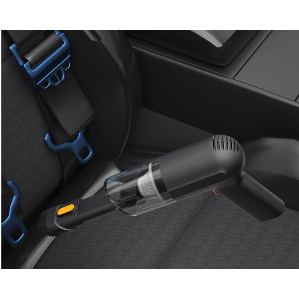 Kannettava langaton autopölynimuri Kädessä pidettävä auto pieni mini power pölynimuri (sininen langallinen malli)