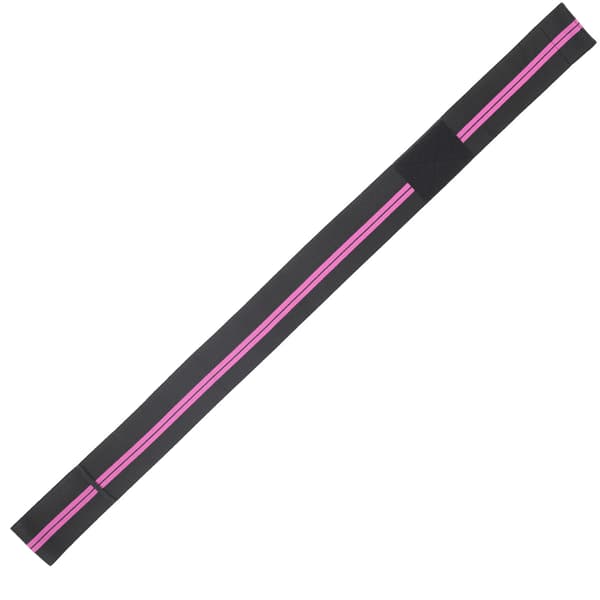 Elastinen säädettävä kompressio kyynärtuki musta violetti raidallinen