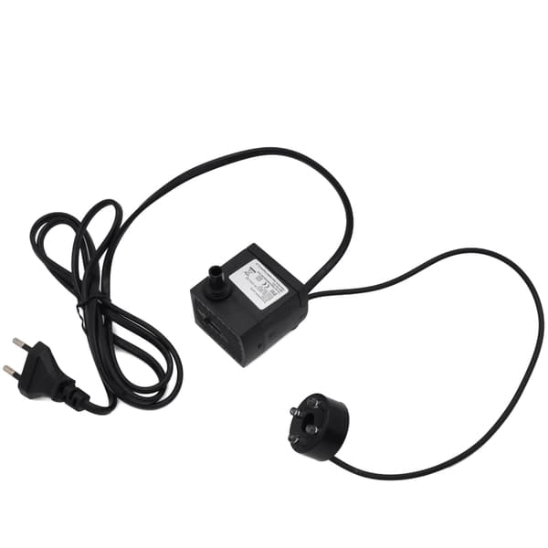 Högflödes sänkbar pump för trädgårdsfontän, akvarium, tyst, effektiv, 5W 4 lampor