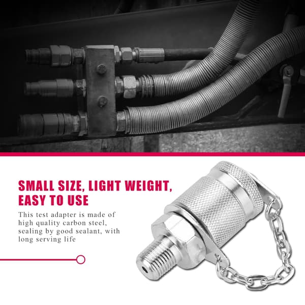 Hydraulisk trykktestkoblingsadapter G1 8 63MPa