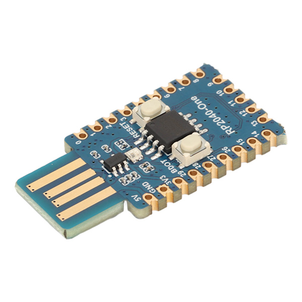 Microcontroller RP2040 En USB A Han Port Dual Core 4MB Flash PCB Pico Udvidelseskort til Raspberry Pi