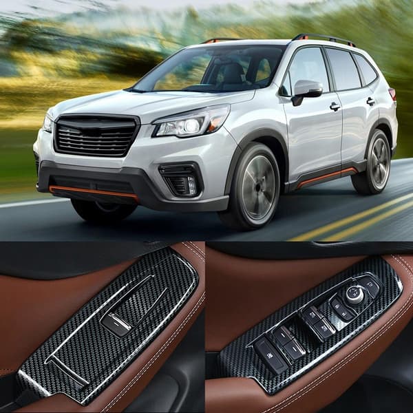 Subaru Forester 2019 4. Bremselys Dør Armlene Vindusbryter Knapp Deksel Trim