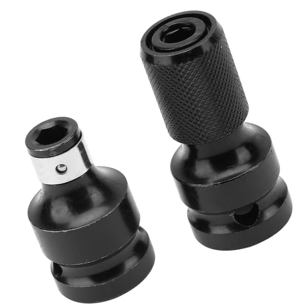 Teleskopisk Adapter 2-pak 1/2 tomme til 1/4 tomme Hex Skaft til Elektrisk Nøgle
