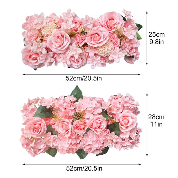 Kunstig Blomst Bryllup Bord Midtstykke Løper Blomsterarrangement