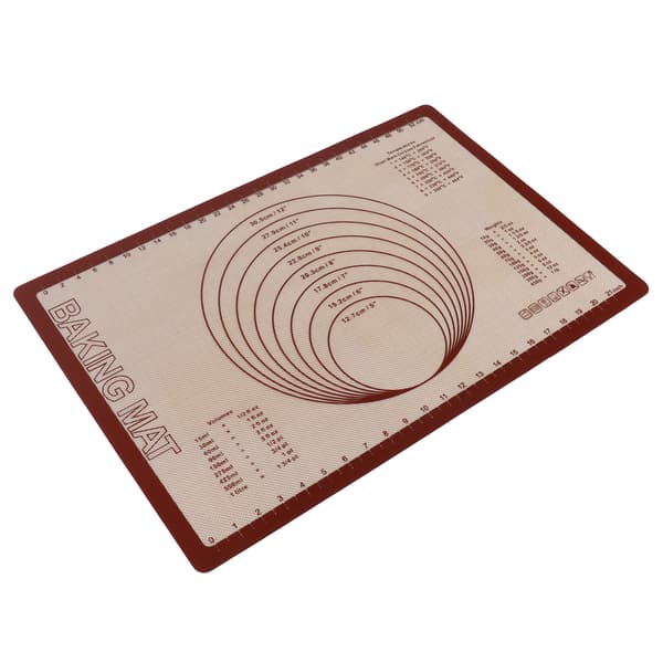 Silikon Glassfiber Bakeunderlag Deigmatte Bakeplate for Hjemmekjøkken Bakeri